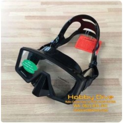 AQUATEC Unique Frame Mask Silicone Skirt 2 Black MK355N - Scuba Diving