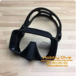 AQUATEC Mask Low Profile Black MK350 - Scuba Diving Alat Diving