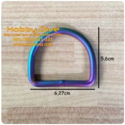 D Ring Titanium Rainbow Color Scuba Diving Accessories HD-587