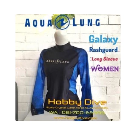 AQUA LUNG Galaxy Rashguard Women Aqualung Scuba Diving