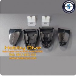 Scubapro Mask Buckle Black Pair - Scuba Diving Accessories