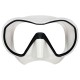 Apeks Mask VXI White Silicone Clear Lens Scuba Diving Alat Diving