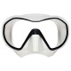Apeks Mask VXI White Silicone Clear Lens Scuba Diving Alat Diving