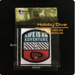 [P-142] Nobel Sticker Life is an Adventure Accessories Diving