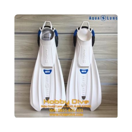 [AL-FIN01] AQUA LUNG Fin Storm Arctic White Scuba Diving