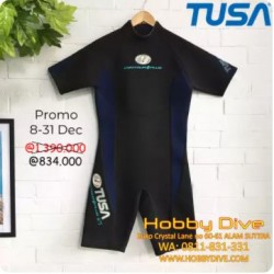 Tusa Wetsuit 3.5mm Shorty TJS-32MBU