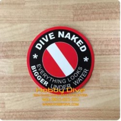 [HD-296] DIVING STICKER Waterproof Naked Scuba Diving Accessories