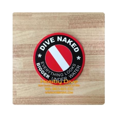 [HD-296] DIVING STICKER Waterproof Naked Scuba Diving Accessories