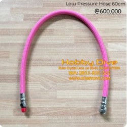 TECLINE Low Pressure Hose 60cm Pink - Scuba Diving Alat Diving