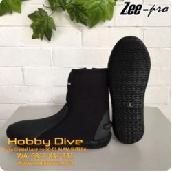 ZEEPRO Long Boot 5mm Black - Scuba Diving Alat Diving