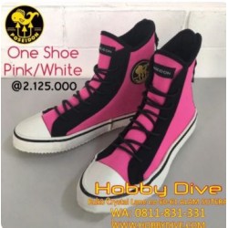 [PSN-0251-94] POSEIDON One Shoe Booties Pink White