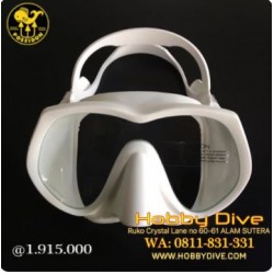 Poseidon White Line Mask - Scuba Diving