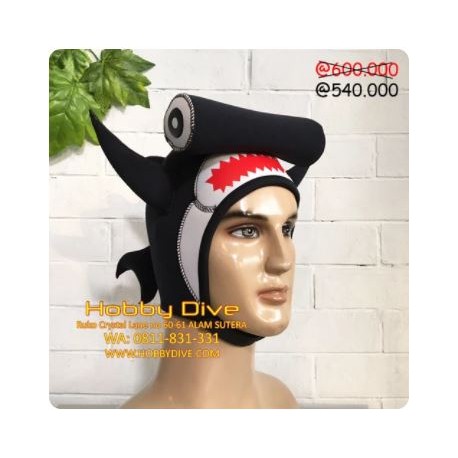 Hood Hammerhead Shark - Diving Hood Beanie Scuba Diving HD-601
