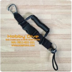 Coil Lanyard Diving Accessories Red HD-135