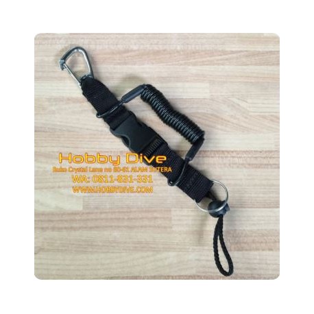 Coil Lanyard Diving Accessories Red HD-135