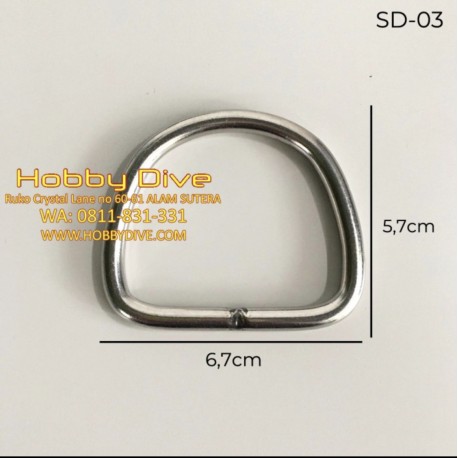 D-Ring Stainless Steel HD-342 Accessories Diving