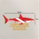 Sticker Shark Dive Flag Accessories Sticker Diving HD-030