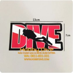 Sticker Dive Flag Dive Accessories Sticker Diving HD-058