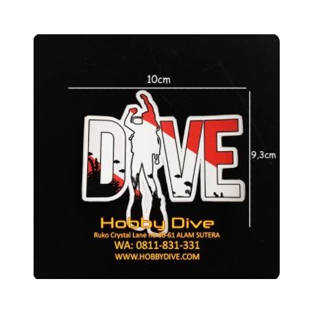 Sticker Scuba Diving Dive Accessories Sticker Diving HD-063