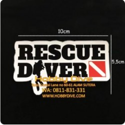 Sticker Rescue Diver Dive Flag Accessories Sticker Diving HD-064