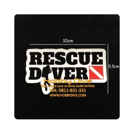 Sticker Rescue Diver Dive Flag Accessories Sticker Diving HD-064