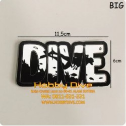 Sticker Scuba Dive Scuba Diver Black Accessories Sticker Diving HD-073