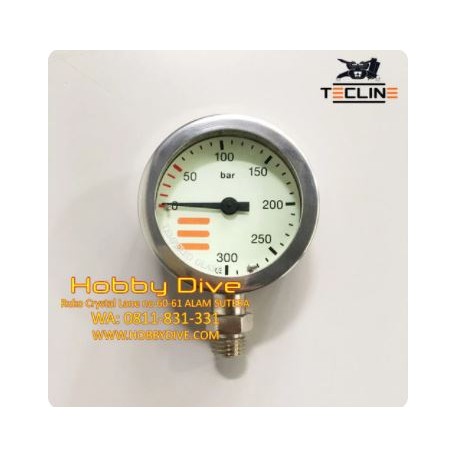 TECLINE Submersible Pressure Gauge (SPG) 52mm - Scuba Diving