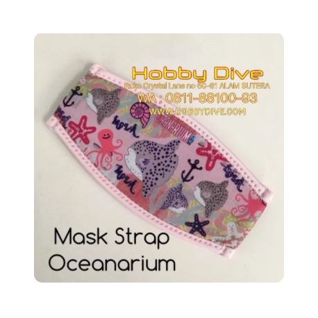 Neoprene Mask Strap Cover Diving Snorkelling Oceanarium HD-015-GRE