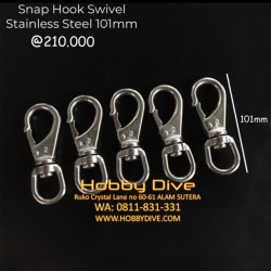 Snap Hook Swivel Stainless Steel 101mm HD-206