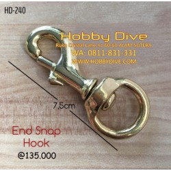 End Snap Hook 75mm Scuba Diving Accessories HD-240