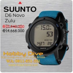 SUUNTO D6i Novo Instructor Zulu Dive Computer Blue Scuba Diving