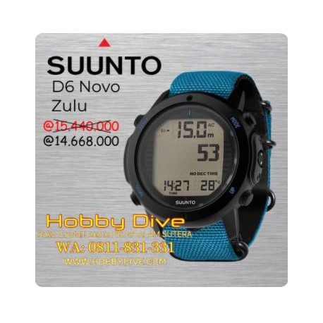 [SU-D6i-ZULU] SUUNTO D6i Novo Instructor Zulu Blue