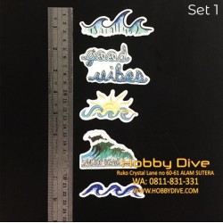 Ocean Animal Cartoon Sticker - Shark - Turtle - Scuba Diving HD-081