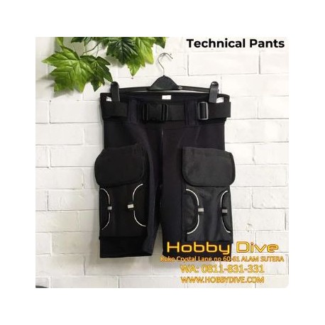 Neoprene Scuba Tech Diving Pocket Short DM004 - Scuba Diving