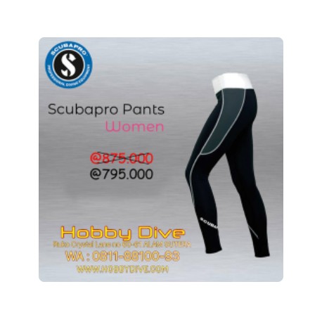 SCUBAPRO Pants Graphite T-Flex Leggings Women UPF 80 - Scuba Diving SP-LEG02