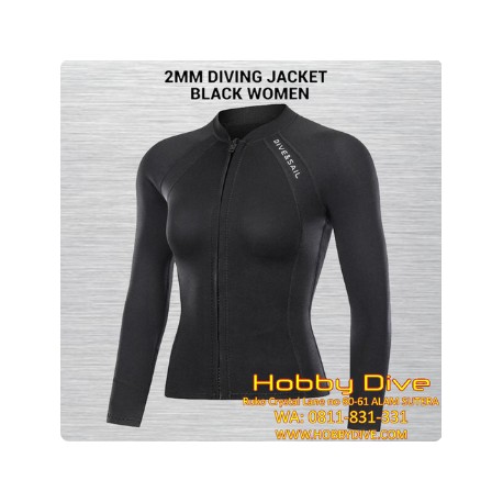Wetsuit Neoprene 2mm Long Sleeve Diving Dive and Sail Women HD-DS39