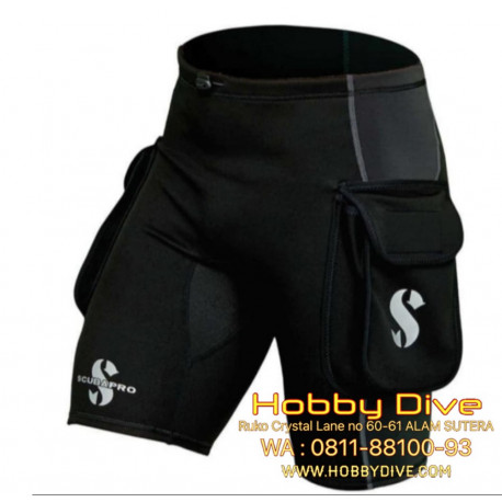 [SP-PNT01] SCUBAPRO Hybrid Short Pants 1MM Wetsuit Diving Snorkelling Men