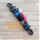 Nobel Coil Lanyard 2 Clip - P-019