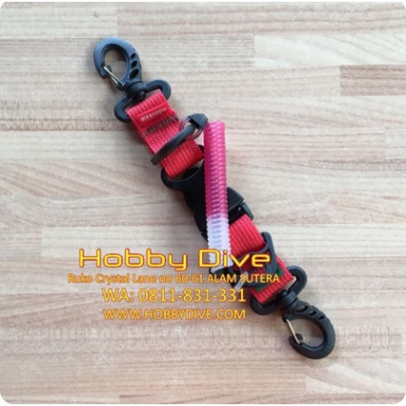 Nobel Coil Lanyard 2 Clip - P-019