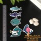 Shark Sticker Collection HD-360