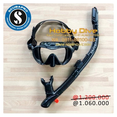 SCUBAPRO Trinidad Mask and Snorkel Combo - Scuba Diving Alat Diving