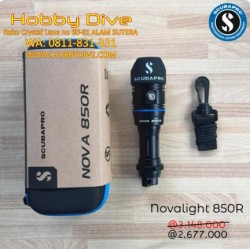 SCUBAPRO Novalight 850R Torch Scuba Diving Alat Diving