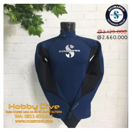 Scubapro Everflex Long Sleeve Top MEN 1.5mm - Blue