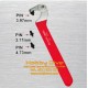 Spanner Wrench 3/4" Tool Kit Alat Selam Scuba Gear 1st Stage HD-362