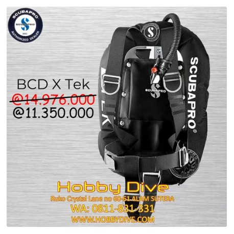 Scubapro BCD X-Tek 13Kg System - Scuba Diving Alat Diving