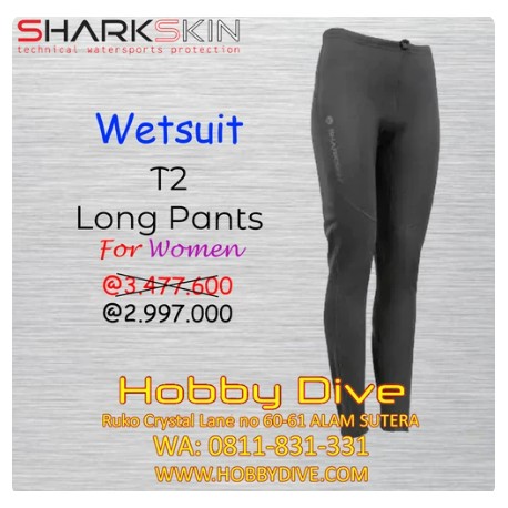Sharkskin T2 Chillproof Long Pants Women - Scuba Diving