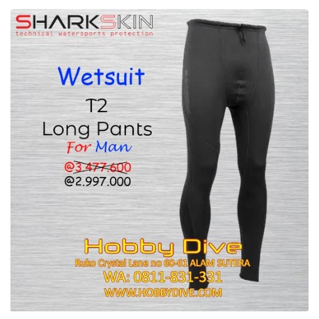 Sharkskin T2 Chillproof Long Pants Man - Scuba Diving
