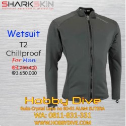 Sharkskin T2 Chillproof Long Sleeve Full Zip Man - Scuba Diving