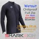 Sharkskin Chillproof Long Sleve Full Zip Wetsuit Top Men SHA-TOP-BLA