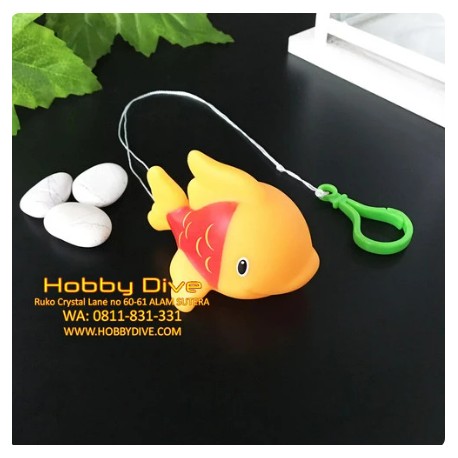 Floating Rubber Goldfish Diving Toys HD-383